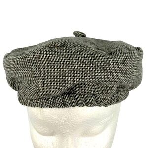 Baby Size Tweed Beret Hot Pink Lining French Style Hat FREE IN BUNDLE OF $20+